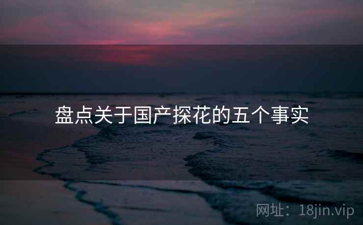 盘点关于国产探花的五个事实